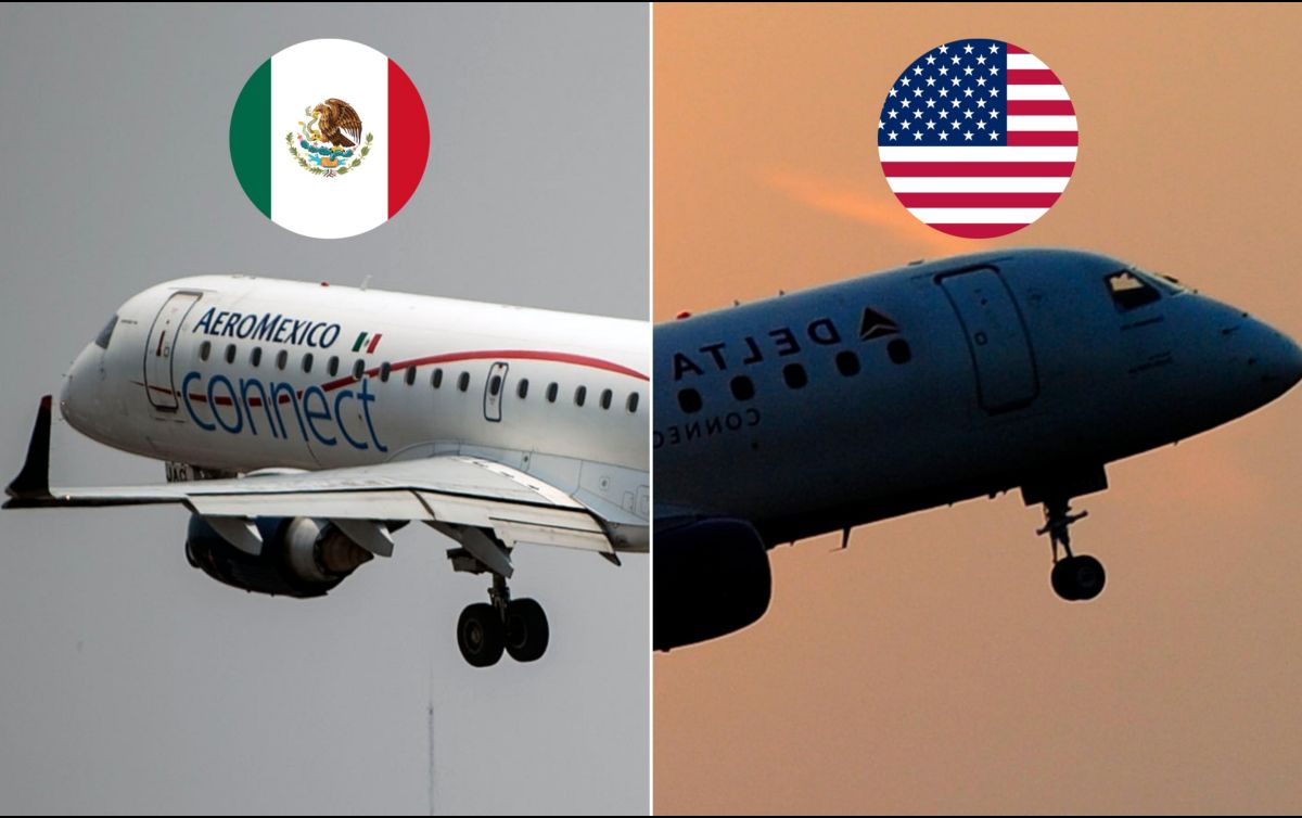 Estados Unidos estableció nuevas restricciones a vuelos desde México. AFP / ARCHIVO