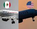 Estados Unidos estableció nuevas restricciones a vuelos desde México. AFP / ARCHIVO