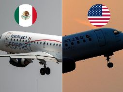 Estados Unidos estableció nuevas restricciones a vuelos desde México. AFP / ARCHIVO