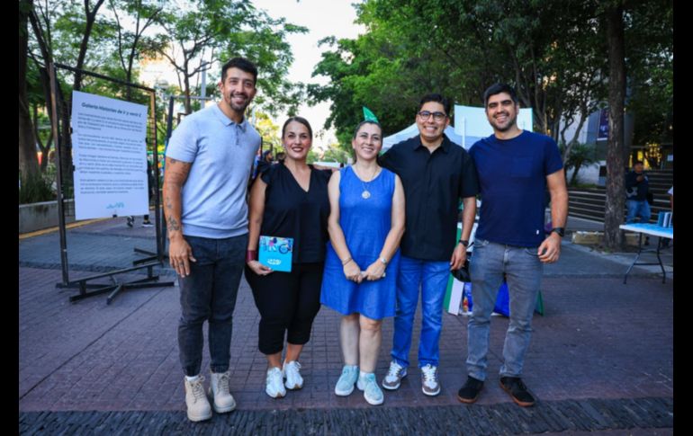 De izq. a der.: Saúl González, Paloma Cruz, Alejandra Cruz, Adrián López y Jesús Soto. EL INFORMADOR/J.ACOSTA