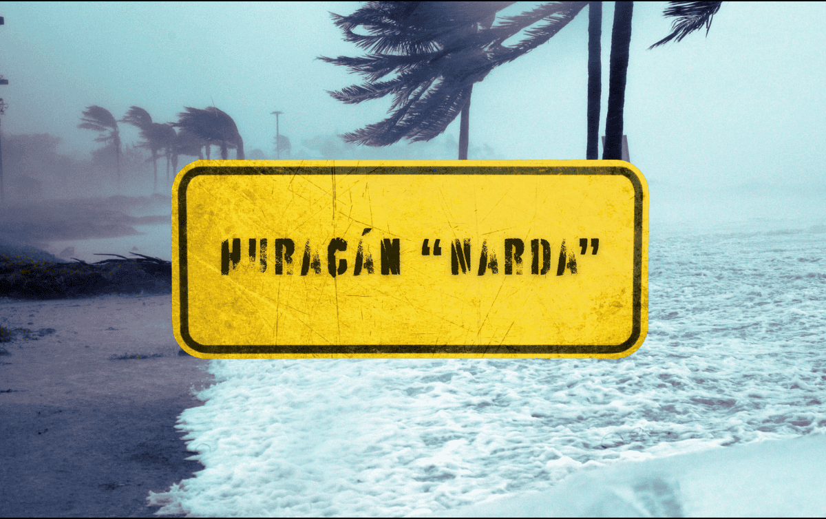 A las 09:00 horas, tiempo del centro de México, la tormenta tropical 