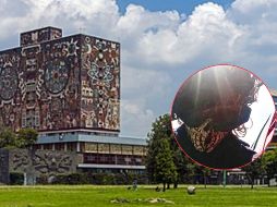 El señalado, que llevaba puesta una capucha, intentó escapar. Al notar que era perseguido, ingresó a un edificio dentro del plantel y se arrojó desde lo alto, lo que le provocó fracturas en ambas piernas.  SUN/ARCHIVO  FACEBOOK/LexAshton