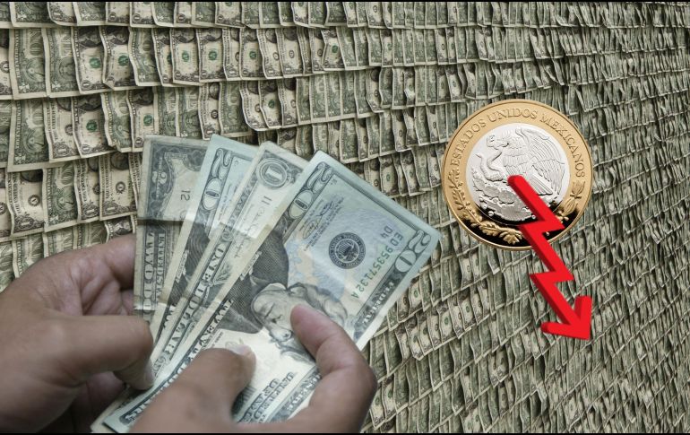 Peso mexicano inicia con depreciación frente al dólar este miércoles 24 de septiembre. EL INFORMADOR / EFE / ARCHIVO