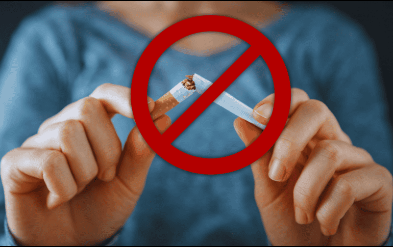 El IMSS recomendó a la población evitar el consumo de tabaco. ESPECIAL / CANVA