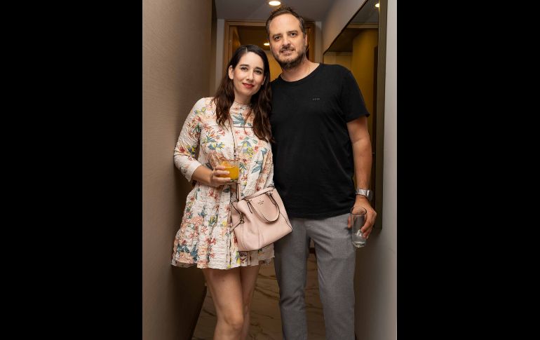 Eliane Díaz y Gerardo Orozco. GENTE BIEN JALISCO / A. Rodríguez