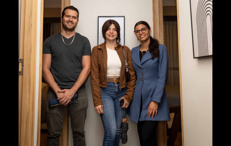 Sergio Armando Martínez, Sara Batista y Karla Morris. GENTE BIEN JALISCO / A. Rodríguez