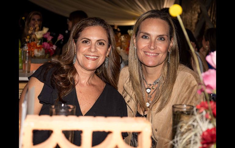 Mónica Villaseñor y Yolanda Saracho. GENTE BIEN JALISCO / A. Rodríguez