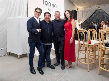 Víctor Morales, Ernesto Mercado, Rafael Kably y Valentina Davó. GENTE BIEN JALISCO / A. Rodríguez