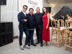 Víctor Morales, Ernesto Mercado, Rafael Kably y Valentina Davó. GENTE BIEN JALISCO / A. Rodríguez