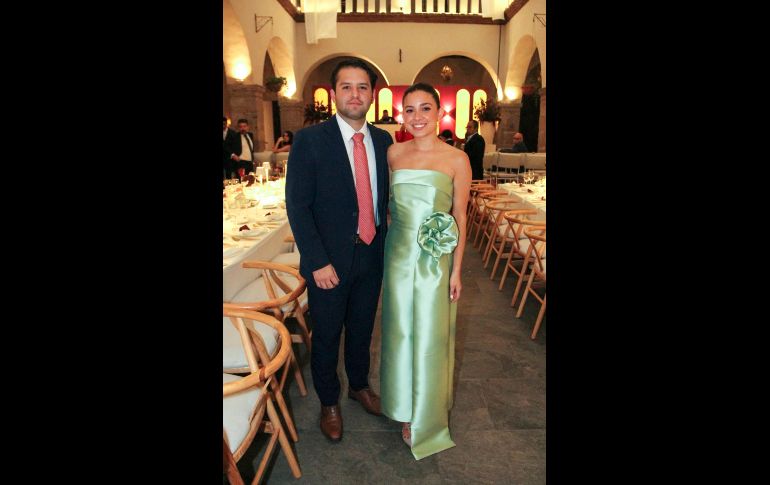 Pedro Luis Osuna y Melissa Morales Aguirre. GENTE BIEN JALISCO / E. Escamilla