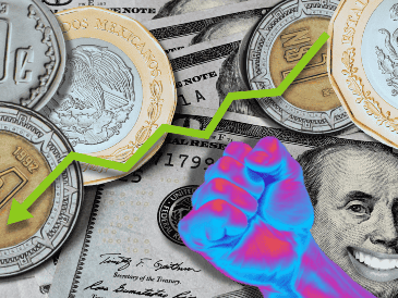 Recuerda que la cotización del dólar cambia a lo largo del día, por lo que su precio final de compra y venta puede variar; de momento, el peso ha sido noqueado por este. ESPECIAL / Canva