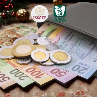 Pensión IMSS e ISSSTE: cuánto reciben de aguinaldo en 2025