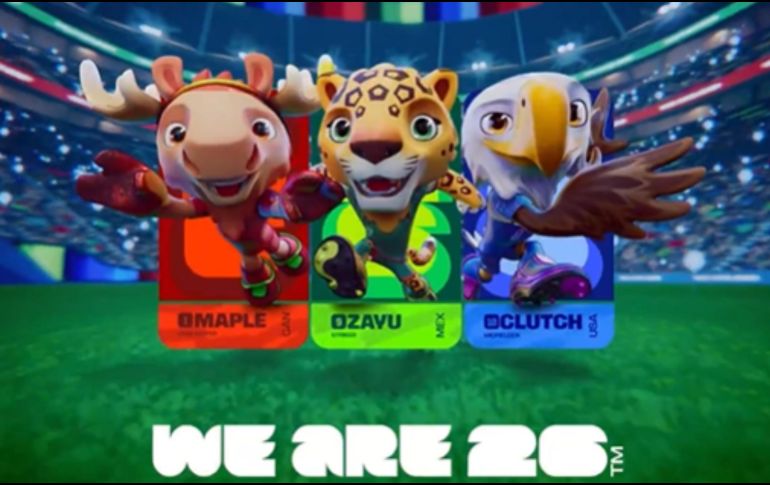 Un día después de dar un adelanto, este jueves 25 de septiembre la FIFA reveló las identidades de las mascotas de la Copa Mundial de 2026. ESPECIAL / FIFA