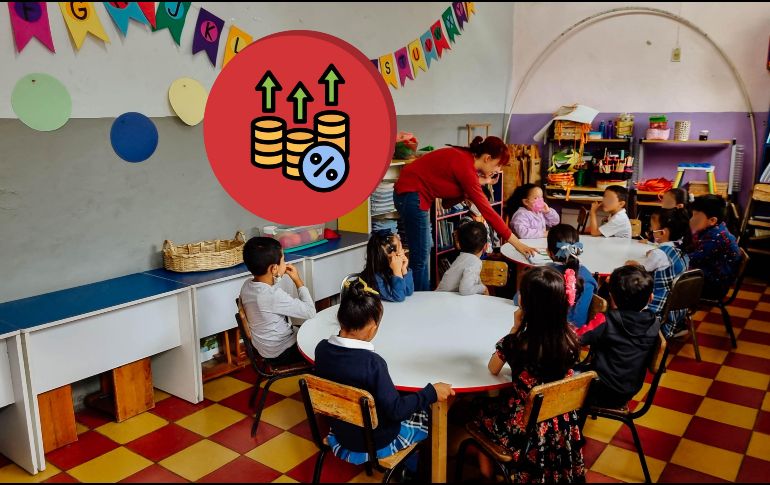 De los 9.2 millones de niñas y niños menores de cinco años en México, 49.7% asiste a un centro de educación inicial, estancia, guardería o preescolar. EL INFORMADOR / ARCHIVO