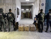 Los uniformados del Escuadrón Motorizado 