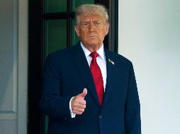 Trump, que se reunirá el próximo lunes con el primer ministro israelí, Benjamín Netanyahu. EFE/W. OLIVER