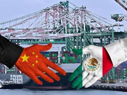 El gigante asiático es el mayor exportador a México sin acuerdo comercial y ha ganado terreno sobre todo en el sector automotriz. ESPECIAL / AFP y CANVA