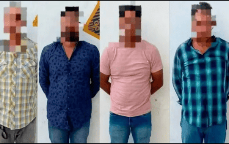 Las personas detenidas fueron llevados a las instalaciones de la subdelegación de la FGR en Escárcega para ser puestas a disposición por el delito de Portación de armas de Fuego de uso exclusivo del Ejército. ESPECIAL