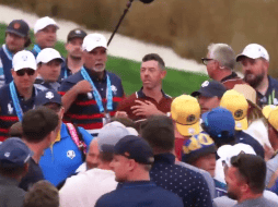 El incidente ocurrió tras la competencia de four-ball de la tarde, donde el norirlandés y su compañero, Shane Lowry, consiguieron un punto para el Equipo Europeo. ESPECIAL