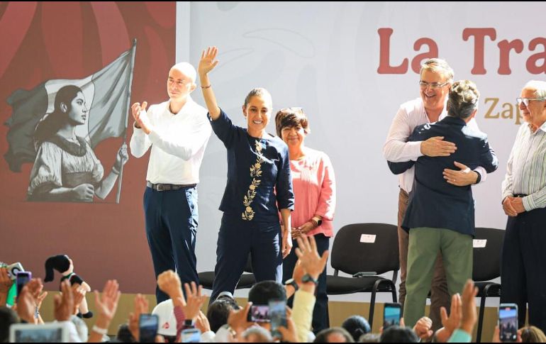 La Presidenta se comprometió a rehabilitar las carreteras de Jalisco. EL INFORMADOR/ J. ACOSTA