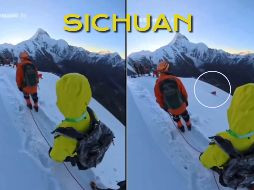 Este es el contexto del video viral que circula en redes sociales en el que un excustionista cayó de una montaña en China. ESPECIAL