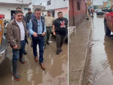 Tras las lluvias de anoche y esta madrugada, los municipios de Tototlán y Zapotlán del Rey quedaron sumergidos bajo el agua. ESPECIAL