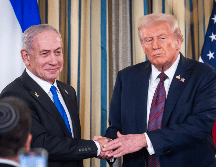 A Netanyahu los reclamos pronunciados en todos los idiomas de la ONU no parecen hacerle ruido, ya que ni bien terminó la Asamblea, este se marchó de Nueva York. EFE/EPA/JIM LO SCALZO