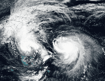 Esta imagen publicada por la NASA el día de ayer, muestra a la tormenta 