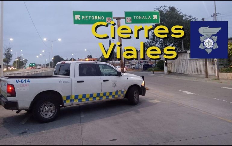 Policía Vial Jalisco pide atender las indicaciones del personal y tomar precauciones ante inundaciones. ESPECIAL / FACEBOOK Policía Vial Jalisco