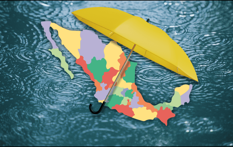 Las lluvias puntuales fuertes a intensas podrían reducir la visibilidad en tramos carreteros, incrementar los niveles de ríos y arroyos, y generar encharcamientos, deslaves e inundaciones. ESPECIAL / CANVA