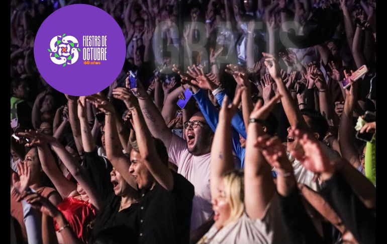 ¡No te pierdas estos conciertos GRATIS en las Fiestas de Octubre 2025! EL INFORMADOR / ARCHIVO