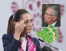 La Mandataria aseveró que fue buscada por los acreedores de Salinas Pliego para tratar el tema de aquellas deudas que el dueño de Banco Azteca tampoco ha pagado en el extranjero. YT / @aztecanoticias / EFE / M. Guzmán