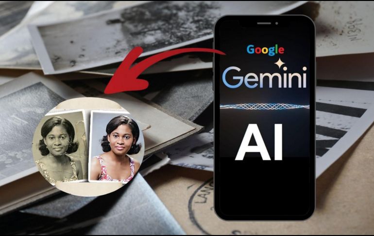 Gemini de Google permite restaurar imágenes dañadas sin modificar sus elementos originales. ESPECIAL