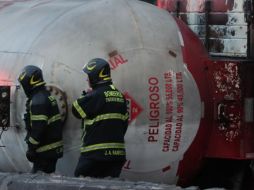La fiscal capitalina reiteró que el percance del pasado 10 de septiembre se originó cuando el conductor de la pipa perdió el control de su vehículo. EFE/M. Guzmán