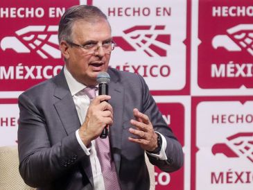 Economía, Marcelo Ebrard habla durante la presentación de la iniciativa 