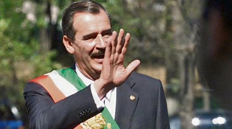 Vicente Fox, primer presidente mexicano de un partido distinto al PRI en más de 70 años.