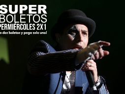 Estos 52 conciertos en Super Boletos se encuentran al 2x1 solo el día de hoy 1 de octubre. NTX / ARCHIVO