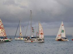 Actualmente, los veleros se encuentran navegando al sur de la isla griega de Creta mientras que el 'Conscience' se halla más retrasado. EFE / ARCHIVO