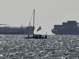 Un solo barco de la Flotilla Global Sumud continúa surcando el mar mediterráneo. EFE / ARCHIVO