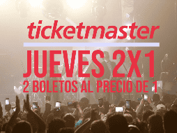 Revisa la lista de TODOS los conciertos que están al 2x1 en Ticketmaster hoy jueves 2 de octubre. EL INFORMADOR / ARCHIVO