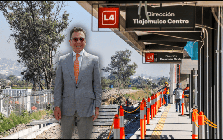 La Línea 4, cuya construcción comenzó en 2022, contempla un trazo de más de 20 kilómetros y busca atender a más de 230 mil usuarios diarios provenientes de la zona sur de la metrópoli. EL INFORMADOR / ARCHIVO