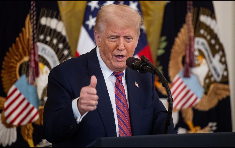 Donald Trump amenazó este jueves con eliminar agencias federales que, según asegura, están bajo control demócrata. EFE / ARCHIVO