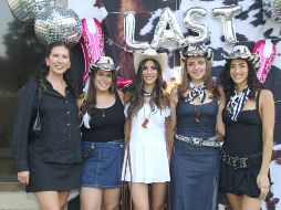 Mónica Valencia, Isabella Portilla, Natalia Chalita, Ileana Iza y Rossana Valencia. GENTE BIEN JALISCO / E. Escamilla