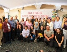 Gabriela Cárdenas y autoridades durante la reunión denominada 