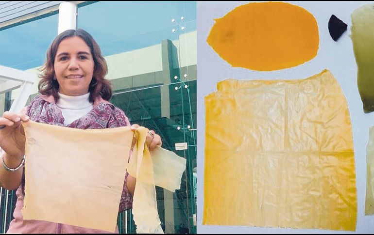 La Dra. Sandra Pascoe desarrolló un material altamente biodegradable, el plástico de nopal. ESPECIAL