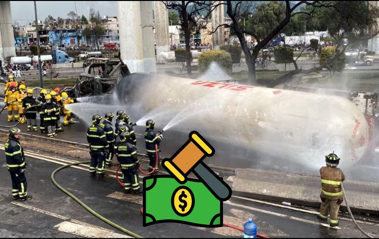 La explosión de la pipa de Silza en el Puente de la Concordia ha dejado 31 personas fallecidas y decenas de heridos. SUN / ARCHIVO