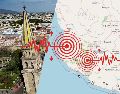 La madrugada del 3 de octubre se presentó actividad sísmica en 2 municipios de Jalisco. ESPECIAL / Sistema Sismológico Nacional / EL INFORMADOR  / ARCHIVO