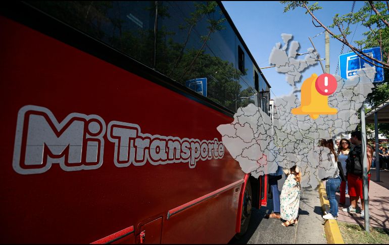 La Secretaría de Transporte advirtió sobre la modificación en la ruta de tres camiones este viernes 3 de octubre. EL INFORMADOR / ARCHIVO