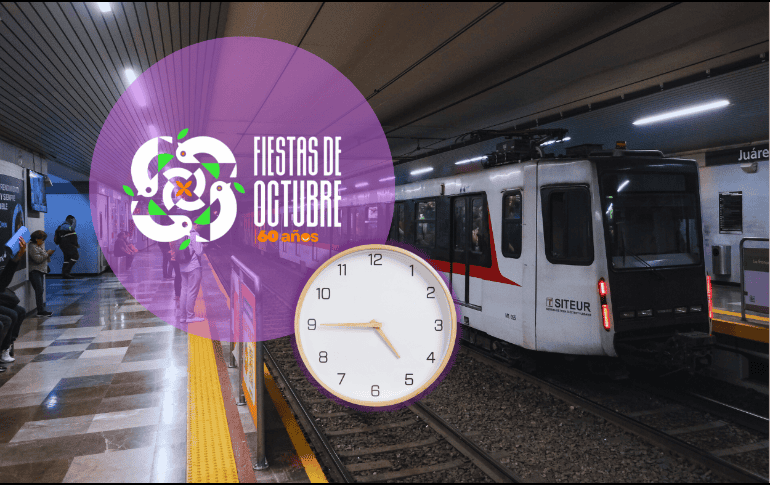 La sede de las Fiestas de Octubre se encuentra a solo unas cuadras de distancia de las estaciones Periférico Norte y Auditorio de la Línea 1 del Tren Ligero. ESPECIAL/Coordinación General de Gestión del Territorio