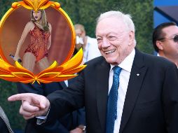 El propietario del equipo Dallas, Jerry Jones, elogió cómo la relación que Taylor Swift tiene con Travis Kelce, ala cerrada de los Chiefs, ha hecho crecer el interés de miles de personas por la NFL. ESPECIAL / AFP y AP